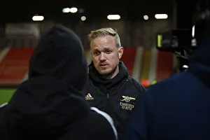 Manchester United Women V Arsenal Women 2022-23 Prints: Post-Match Interview