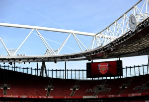 Arsenal V West Bromwich Albion 2015-16 Prints: Pre-Match Atmosphere at Emirates Stadium: Arsenal vs