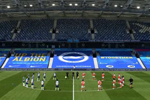 Pre-Match Silence: Brighton & Hove Albion vs. Arsenal FC, Premier League 2019-2020