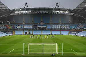 Manchester City V Arsenal 2019-20 Prints: Pre-Match Silence: Manchester City vs. Arsenal - Honoring the Moment (June 2020)