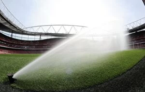 Images Dated 4th May 2014: Pre-Match View: Emirates Stadium Awaits Arsenal vs. West Bromwich Albion, Premier League 2013-14