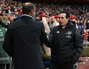 Premier League 2019: Unai Emery and Nuno Espirito Santo's Pre-Match Greeting - Arsenal vs. Wolverhampton Wanderers