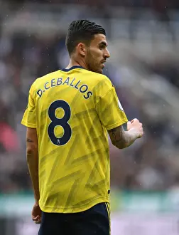 Premier League Battle: Dani Ceballos in Action for Arsenal vs. Newcastle United (2019-20)