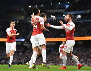 Manchester City V Arsenal 2018-19 Prints: Premier League Clash: Manchester City vs Arsenal (2018-19) - Titans Collide