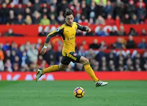 Manchester United V Arsenal 2016-17 Prints: Premier League Clash: Mesut Ozil Faces Manchester United at Old Trafford (2016-17)