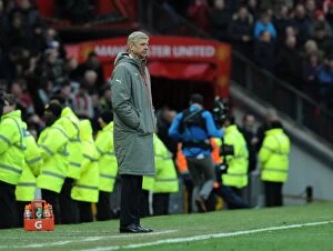 Images Dated 19th November 2016: Premier League Rivalry: Arsene Wenger at Old Trafford - Manchester United vs. Arsenal, 2016-17