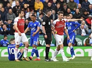 Leicester City v Arsenal 2018-19 Collection: Premier League Showdown: Arsenal vs Leicester City at The King Power Stadium (April 2019)