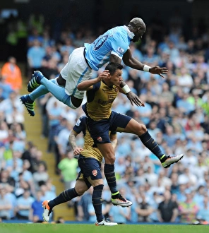 Manchester City V Arsenal 2105-16 Prints: Premier League Showdown: Manchester City vs. Arsenal - Clash at the Etihad (2016)