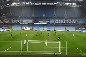 Manchester City V Arsenal 2019-20 Prints: Premier League Showdown: Manchester City vs. Arsenal (2019-20) - Battle at Etihad Stadium