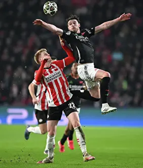PSV Eindoven V Arsenal 2024-25 Prints: PSV Eindhoven v Arsenal FC - UEFA Champions League 2024/25 Round of 16 First Leg
