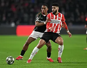 PSV Eindoven V Arsenal 2024-25 Prints: PSV Eindhoven v Arsenal FC - UEFA Champions League 2024/25 Round of 16 First Leg