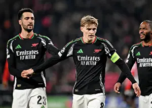 PSV Eindoven V Arsenal 2024-25 Prints: PSV Eindhoven v Arsenal FC - UEFA Champions League 2024/25 Round of 16 First Leg