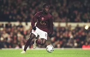 Arsenal v Reading 2005-6 Collection: Quincy Owusu-Abeyie (Arsenal). Arsenal 3: 0 Reading
