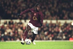 Arsenal v Reading 2005-6 Collection: Quincy Owusu-Abeyie (Arsenal). Arsenal 3: 0 Reading