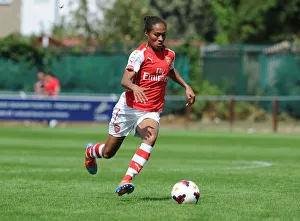Millwall Lionessess V Arsenal Ladies 2014 Prints: Rachel Yankey in Action: Millwall Lionesses vs. Arsenal Ladies, WSL Continental Cup