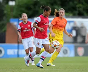 Rachel Yankey (Arsenal) Alexia Putellas (Barcelona). Arsenal Ladies 4: 0 Barcelona