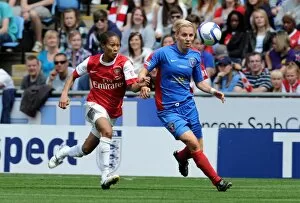 Images Dated 21st May 2011: Rachel Yankey (Arsenal) Grace McCatty (Bristol). Arsenal Ladies 2: 0 Bristol Academy