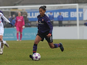 Rachel Yankey (Arsenal Ladies). Arsenal Ladies 3: 1 ASD Torres. Womens UEFA Cup. 1 / 4 Final, 1st Leg