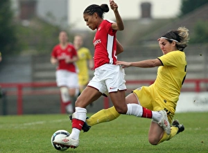 Arsenal Ladies v Sparta Prague 2009-10 Gallery: Rachel Yankey (Arsenal) Mocova (Sparta)