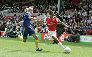 Images Dated 6th May 2008: Rachel Yankey (Arsenal) Steph Houghton (Leeds)
