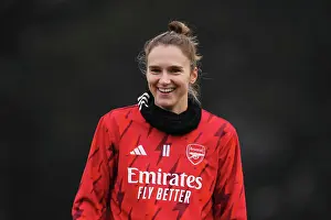 Radiant Smile of Viviane Miedema Before Arsenal Women's Clash Against West Ham United