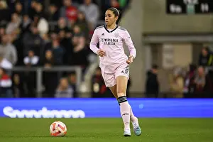 Manchester United Women V Arsenal Women 2022-23 Prints: Rafaelle Souza vs Manchester United: Arsenal Star Faces Off in FA Women's Super League Clash