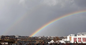 A Rainbow over Arsenal: Highbury's Majestic Moment
