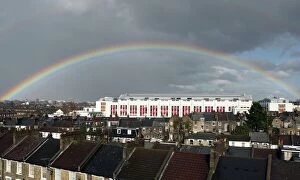 Highbury Stadium Collection: A Rainbow Over Highbury: An Arsenal Football Club Moment