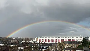 A Rainbow over Highbury Square photgraphed from Highbury House. 26 / 3 / 10