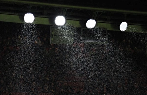 Arsenal V Swansea City 2015-16 Prints: Rainy Night Battle: Arsenal vs Swansea City, Premier League 2015-16, Emirates Stadium