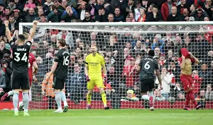 Liverpool V Arsenal 2022-23 Prints: Ramsdale's Penalty Heroics: Arsenal Edge Out Liverpool in Thrilling Comeback