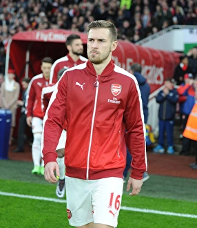 Arsenal V Chelsea 2015-16 Prints: Ramsey in Action: Arsenal vs Chelsea, Premier League 2015-16