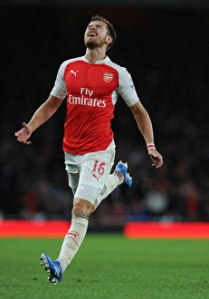 Arsenal V Liverpool 2015/16 Prints: Ramsey in Action: Arsenal vs Liverpool, Premier League 2015/16