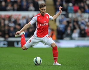 Newcastle United V Arseal 2014/15 Prints: Ramsey in Action: Arsenal vs. Newcastle United, Premier League 2014-2015