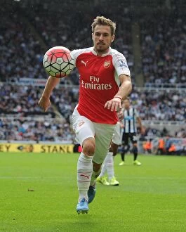 Newcastle United v Arsenal 2015-16 Collection: Ramsey in Action: Arsenal vs. Newcastle United, Premier League 2015-16