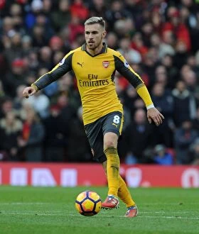 Images Dated 19th November 2016: Ramsey in Action: Manchester United vs. Arsenal, Premier League 2016-17