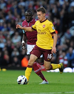 West Ham United V Arsenal 2012-13 Prints: Ramsey in Action: West Ham vs. Arsenal, Premier League 2012-13