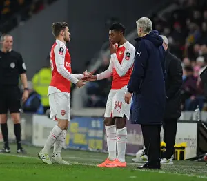 15/16 Hull City V Arsenal FA Cup Prints: Ramsey Replaced by Reine-Adelaide: FA Cup Fifth Round Drama at Hull City