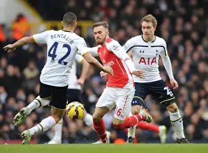 Tottenham Hotspur V Arsenal 2014-15 Prints: Ramsey vs. Bentaleb: Battle in North London - Tottenham vs