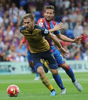 Crystal Palace V Arsenal 2015-16 Prints: Ramsey vs. Cabaye: A Premier League Rivalry Ignites - Arsenal vs. Crystal Palace (2015-16)