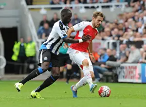 Newcastle United V Arsenal 2015-16 Prints: Ramsey vs. Sissoko: A Premier League Battle at Newcastle (2015-16)
