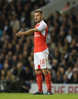 Tottenham Hotspur V Arsenal Capital One Cup 2015/16 Prints: Ramsey vs. Tottenham: Clash in the Capital One Cup