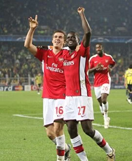 Images Dated 21st October 2008: Ramsey's Brace: Arsenal's Unforgettable 5-2 Victory Over Fenerbahce