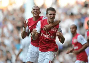 Tottenham Hotspur V Arsenal 2011-12 Prints: Ramsey's Dramatic Goal: Arsenal's 2:1 Comeback at White Hart Lane