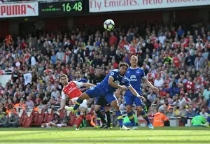 Arsenal V Everton 2016-17 Prints: Ramsey's Dramatic Last-Minute Winner: Arsenal Edge Past Everton (2017)