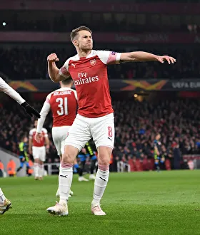 Arsenal V SSC Napoli 2018-19 Prints: Ramsey's Europa League Stunner: Arsenal vs. Napoli (2018-19)