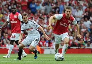 Arsenal v Swansea City 2011-12 Collection: Ramsey's Strike: Arsenal's 1-0 Victory Over Swansea City in the Premier League, 10/9/11