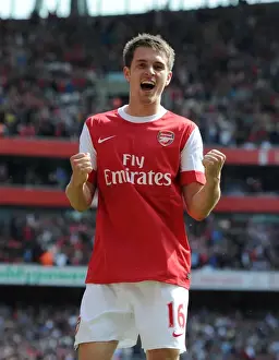 Arsenal V Manchester United 2010-2011 Prints: Ramsey's Thriller: Arsenal's Victory Over Manchester United, 1-0