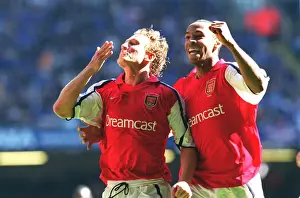 Arsenal V Chelsea FA Cup Final Prints: Ray Parlour and Thierry Henry: Arsenal's Unforgettable FA Cup Final Goal Celebration vs