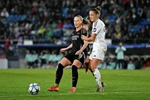 Real Madrid Women V Arsenal Women 2024-25 Prints: Real Madrid CF v Arsenal FC - UEFA Women's Champions League Quarter Finals First Leg Real Madrid CF v Arsenal FC